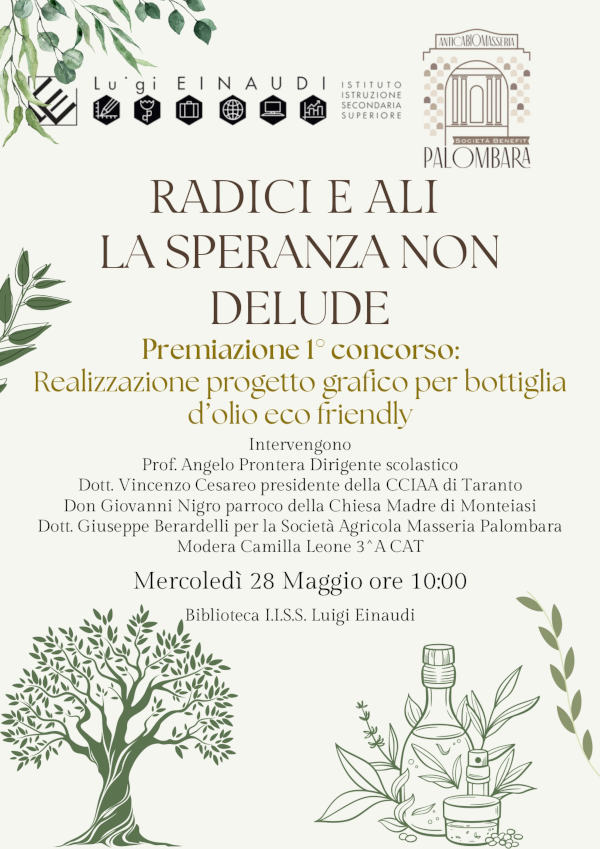 Locandina Evento Radici e Ali